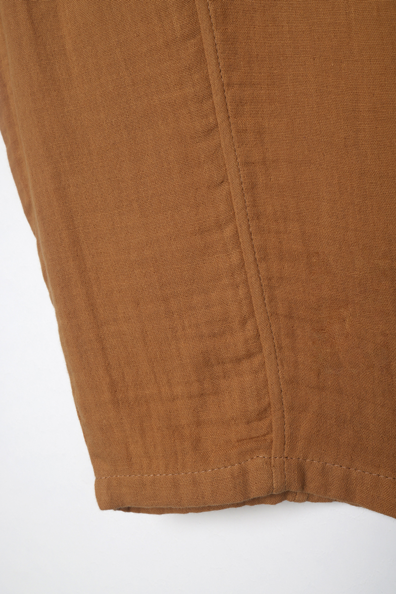 100% Cotton Muslin Trousers With Pockets
