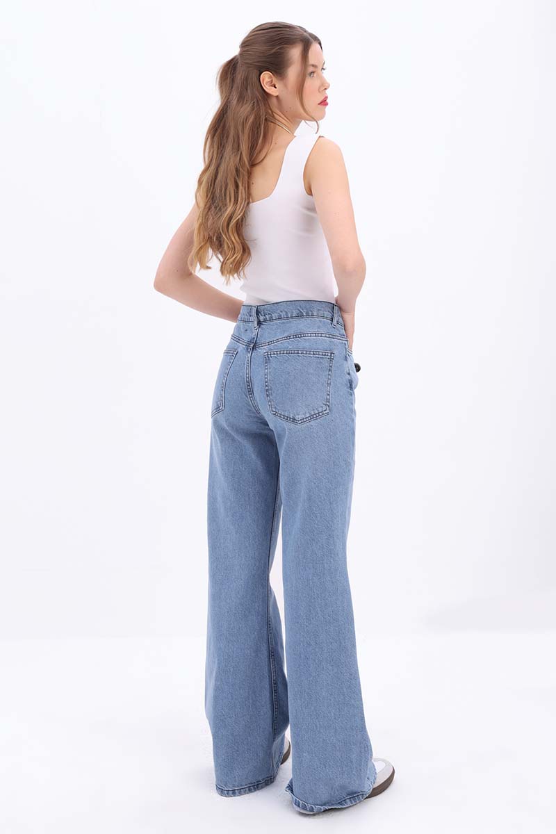 100% Cotton Flared Trousers