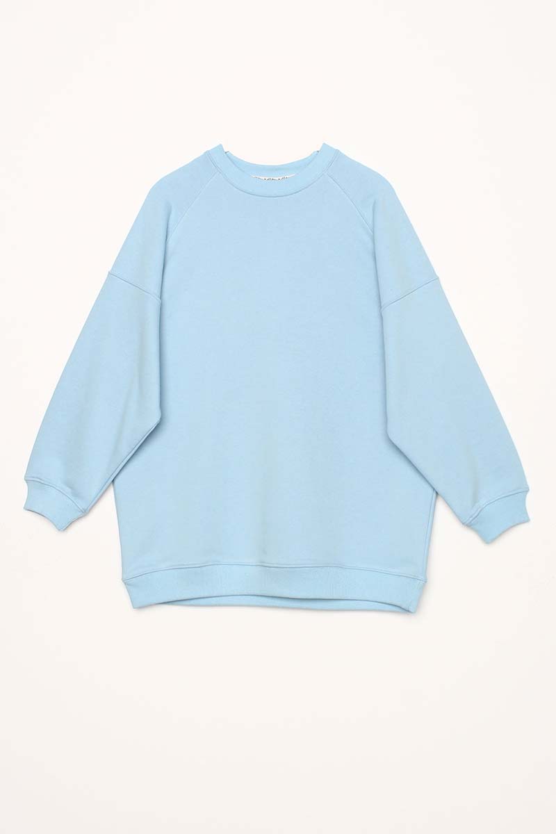 3 İplik Oversize Basic Sweatshirt