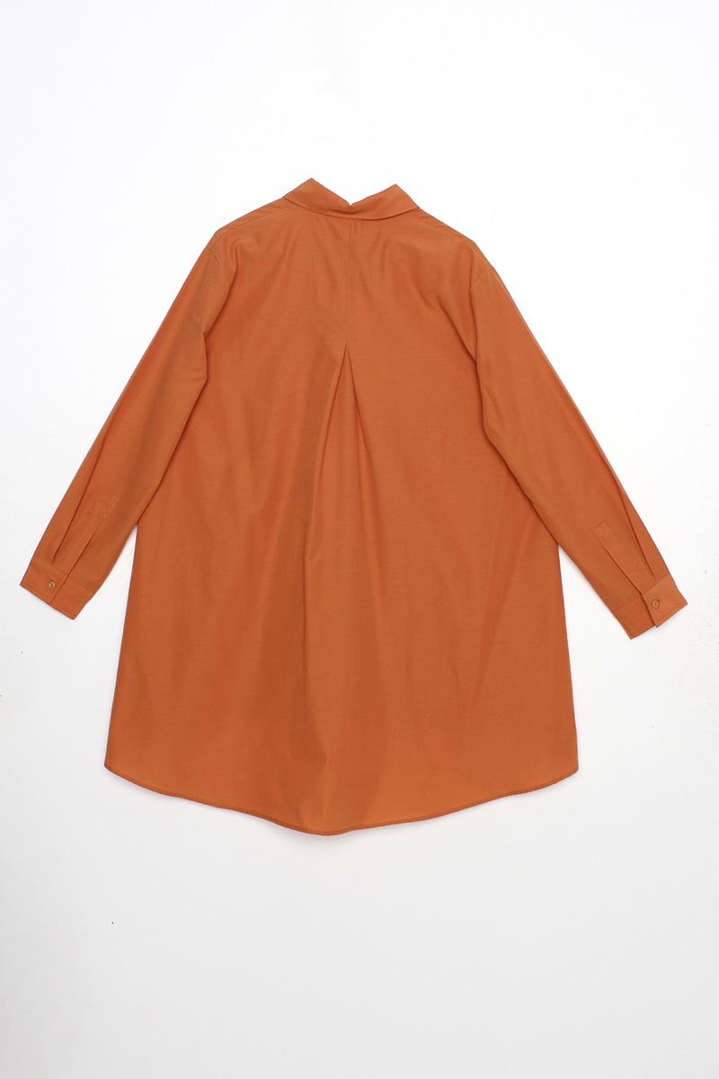 Pleated Back Detailed Tunic