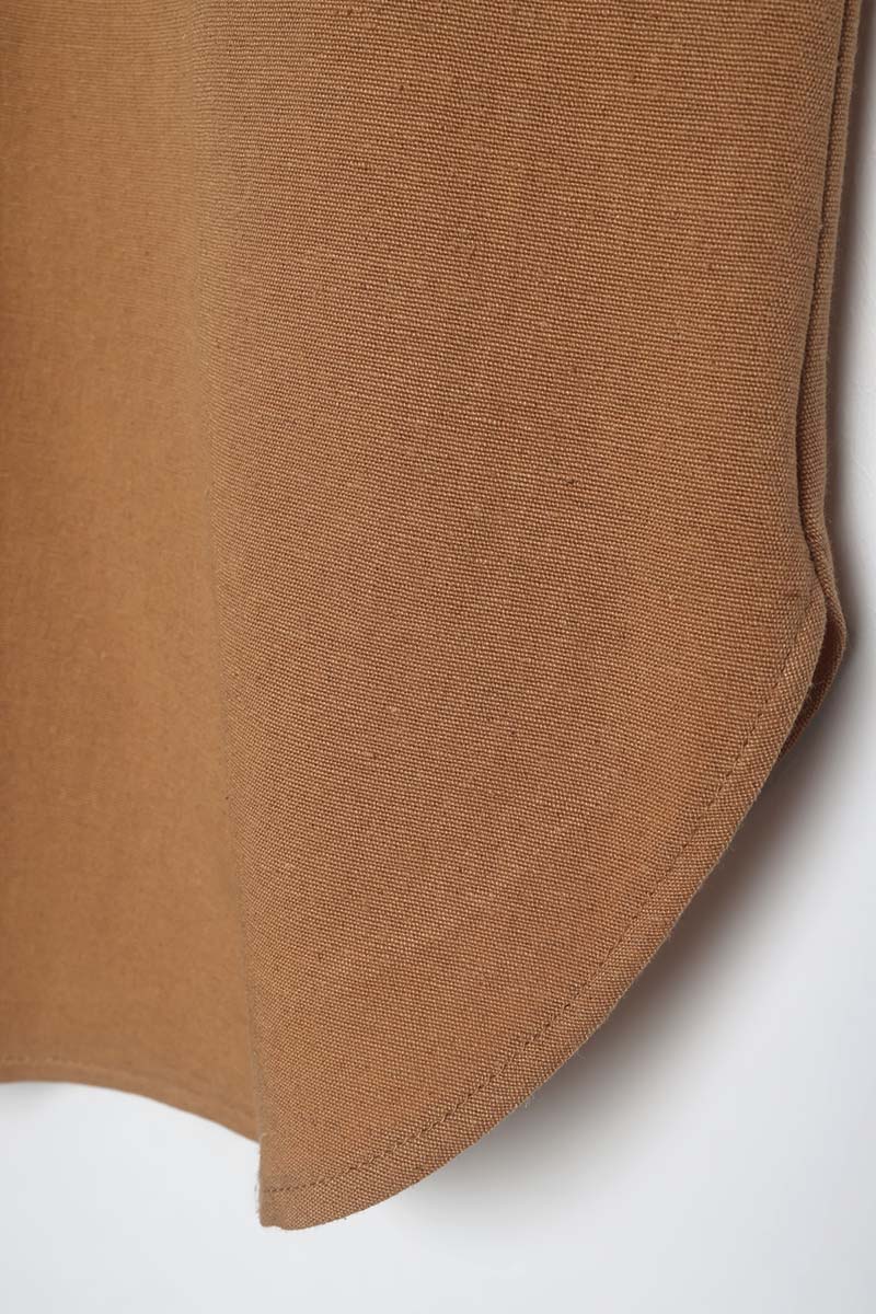Linen Cap With Binding Detail