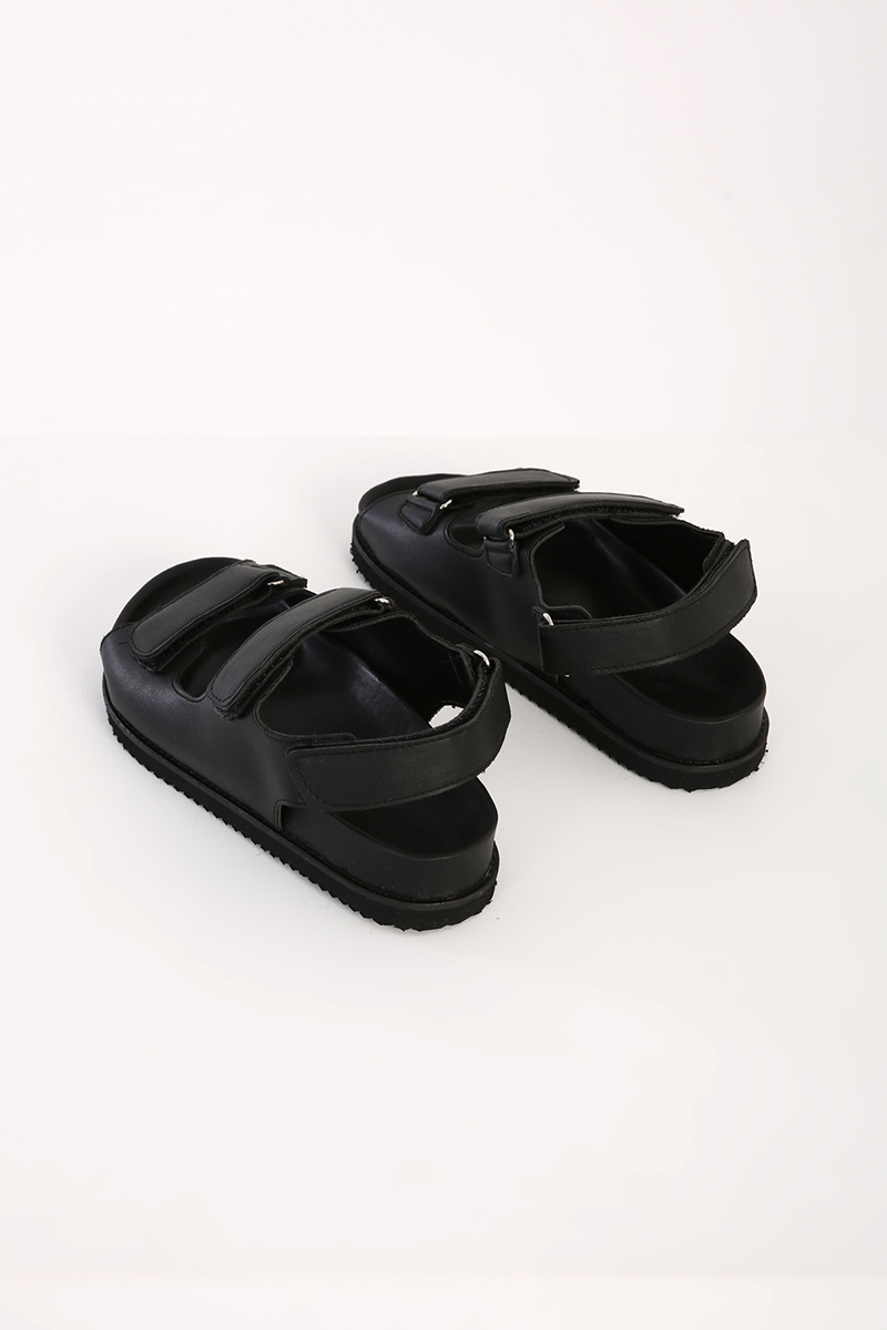 Double Strap Peep-Toe Slingback Sandals