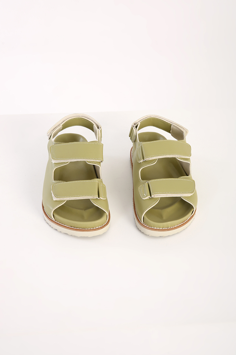 Double Strap Peep-Toe Slingback Sandals