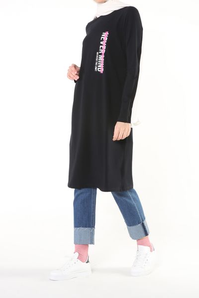 Printed Combed Cotton Tunic