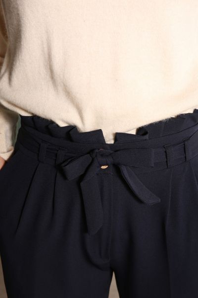 Pocket Belted Hijab Pants