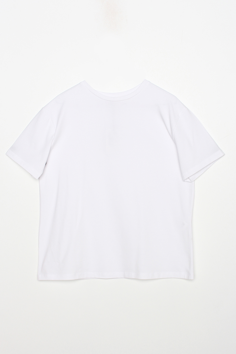Crew Neck Cotton Basic T-shirt