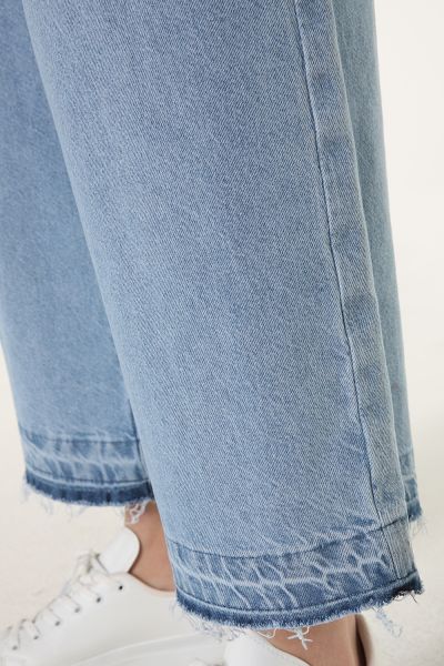 Wide Leg Hijab Jeans