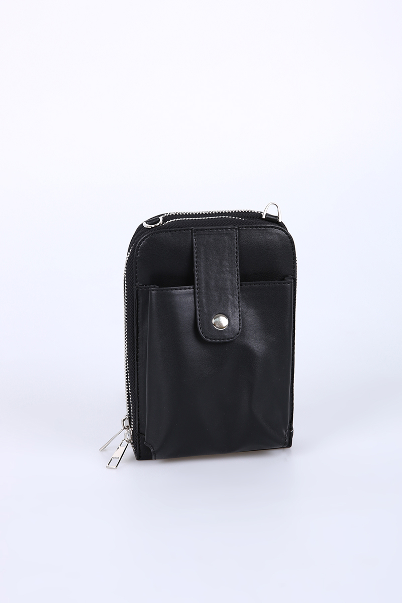 Lined Zippered Courier Bag