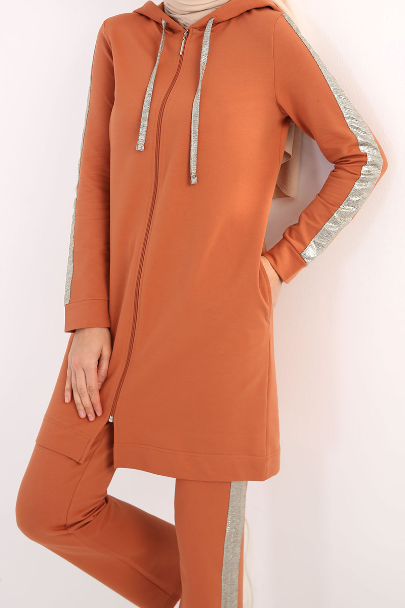 Hooded Plus Size Track Suit