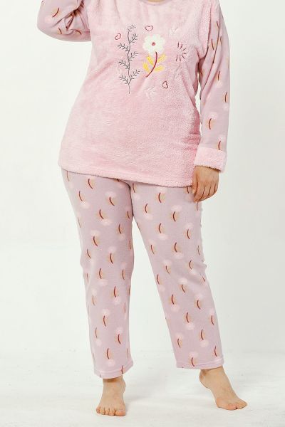 Büyük Beden Üçlü Pijama Takımı
