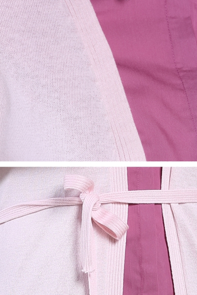 Belted Pocket Detailed Knitwear Cardigan