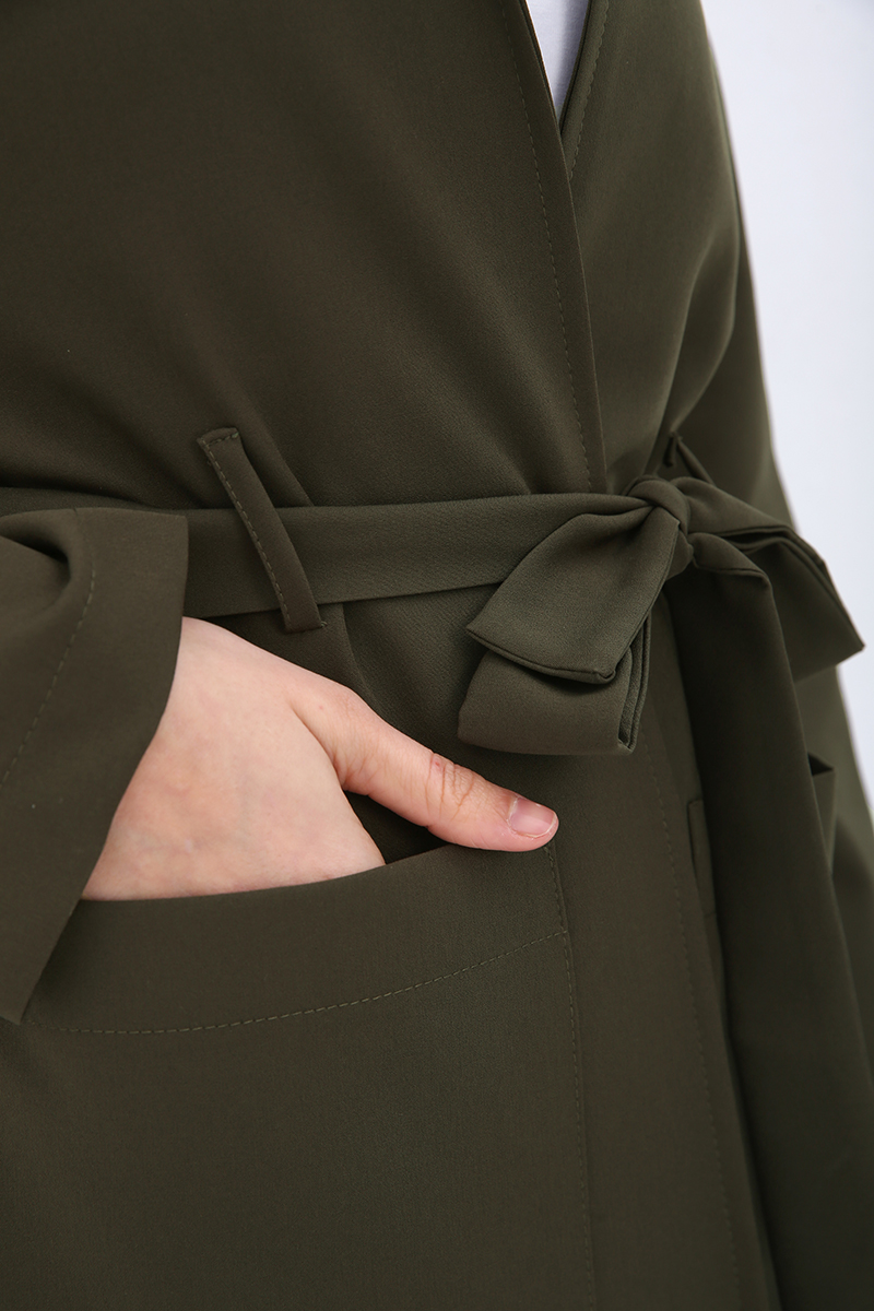 Belted Pocket Comfy Cardigan