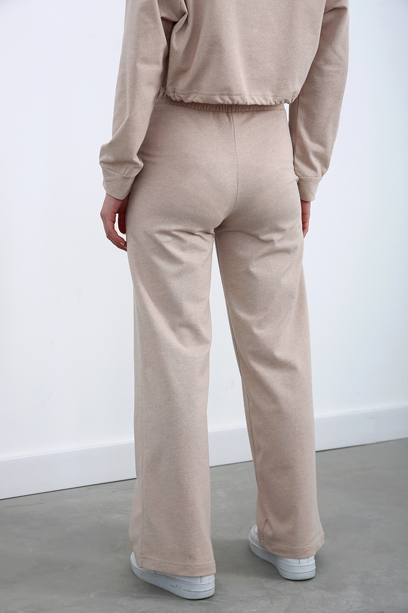 Bell-bottom Sweatpants With Pocket