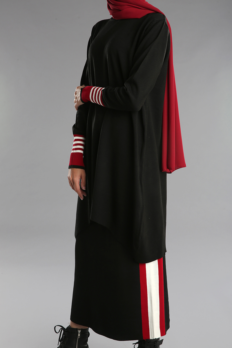 Patterned Hijab Suit