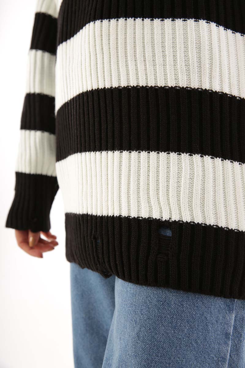 Sweater Sweater with Ripped Detail