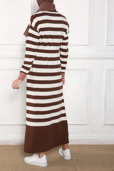 Striped Knitwear Dress