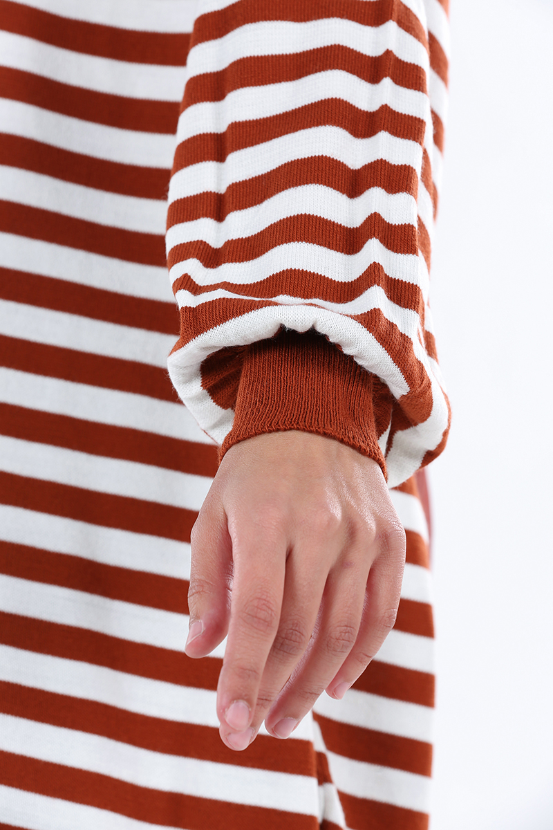 Striped Knitwear Tunic