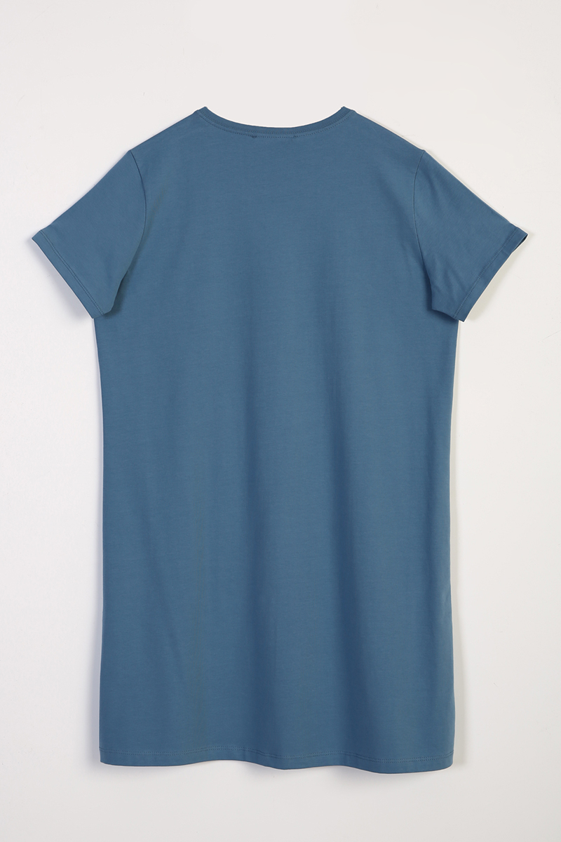 Community Printed Short Sleeve T-Shirt Tunic