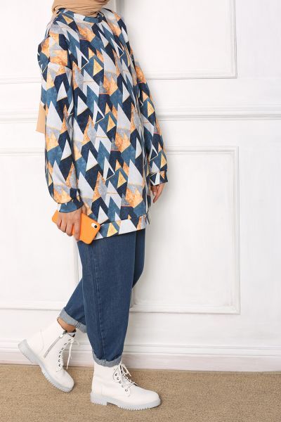 PATTERNED BLOUSE