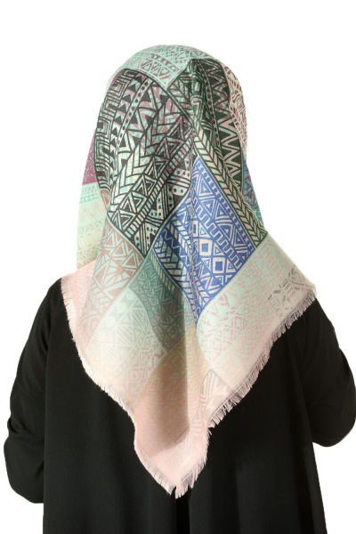 PATTERNED WINTER SCARF