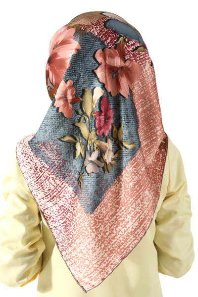 PATTERNED RAYON SCARF