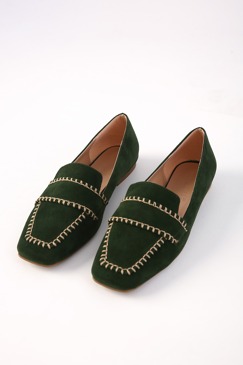 Dikiş Detaylı Loafer Ayakkabı