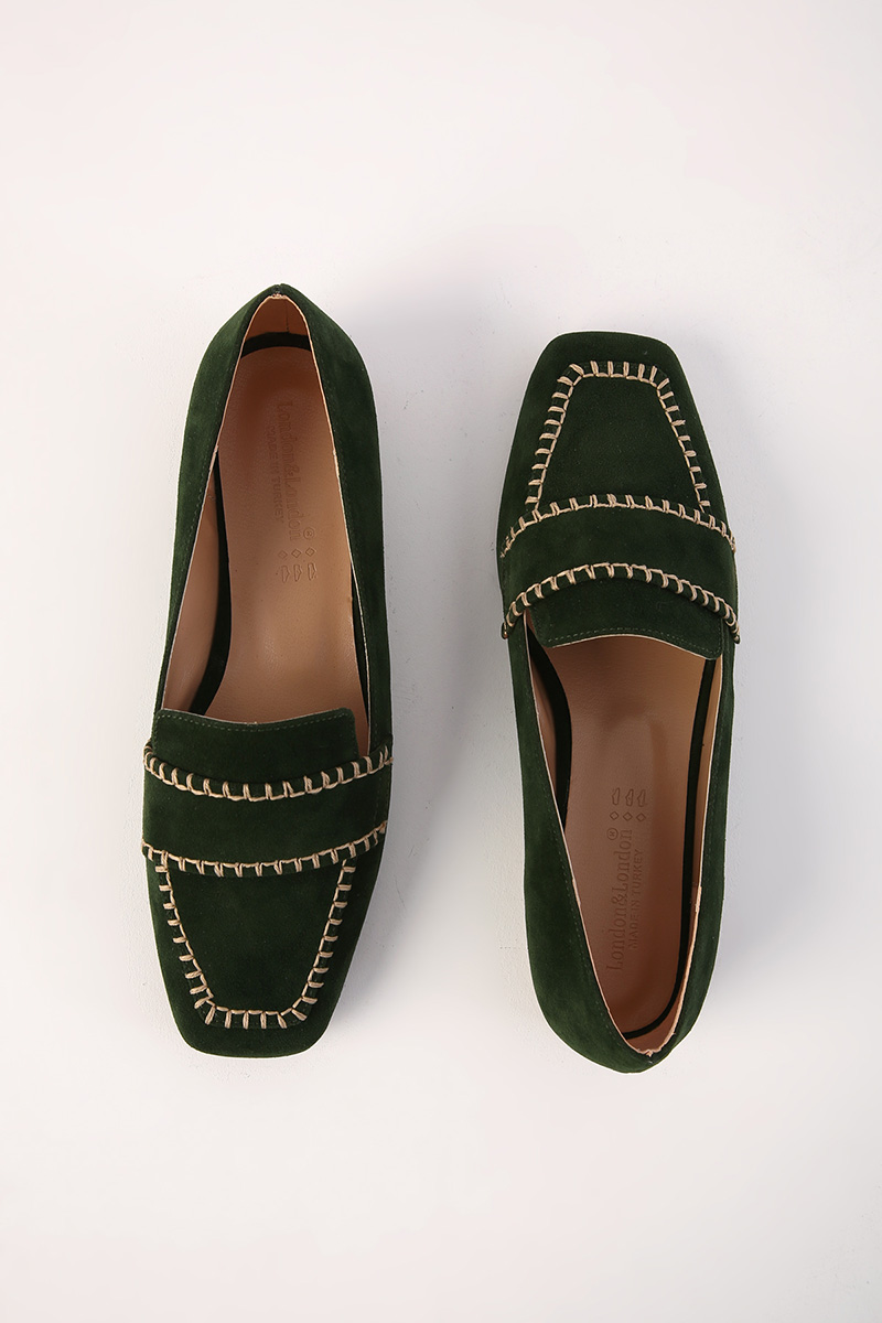 Dikiş Detaylı Loafer Ayakkabı