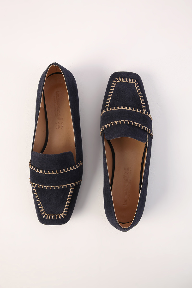 Seam Detail Loafer Shoes
