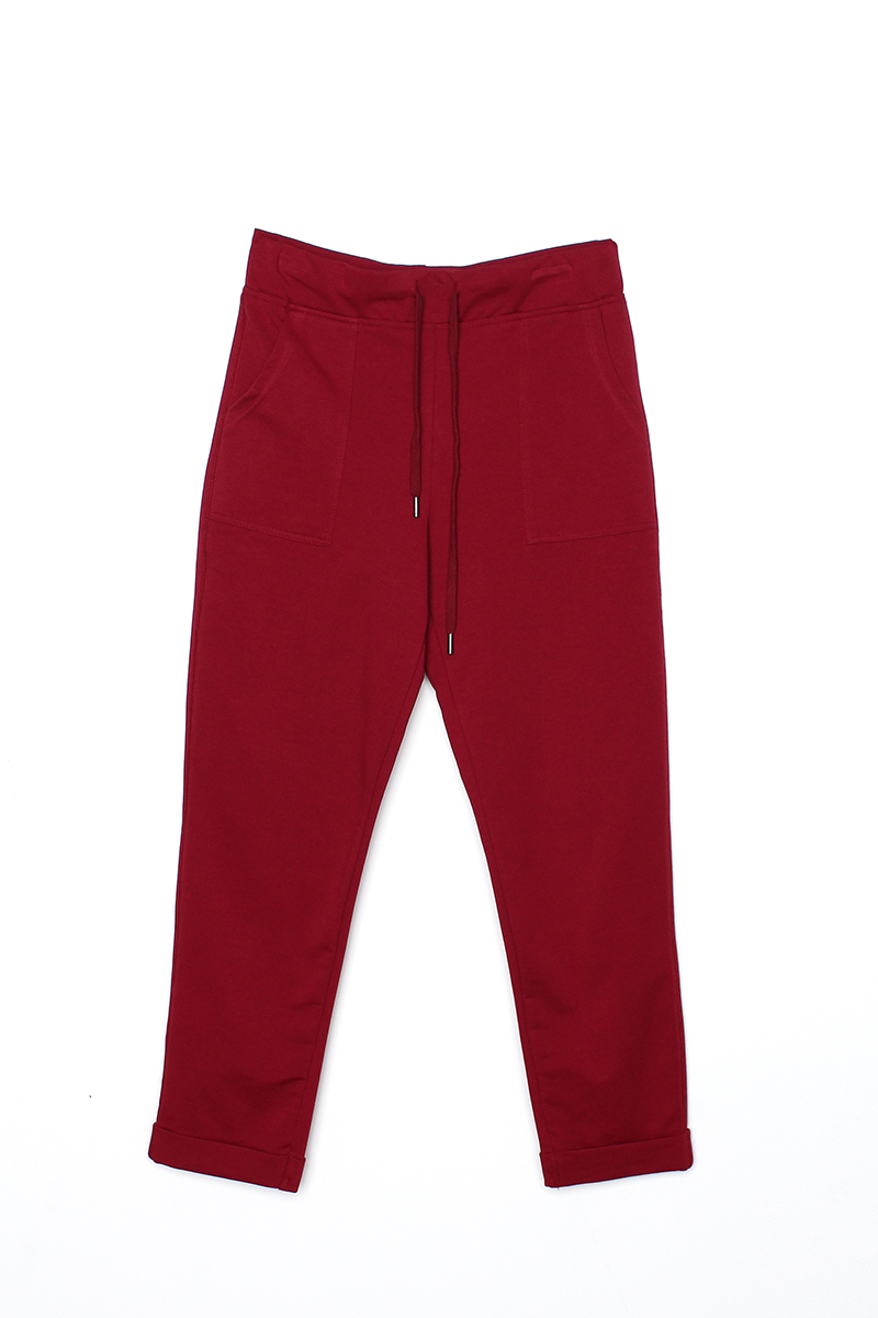 Double Leg Elastic Comfortable Knitted Trousers