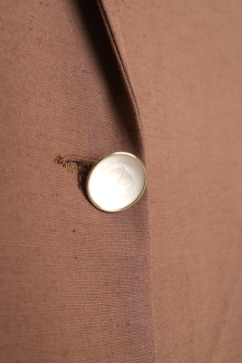 Button Detailed Blazer Jacket