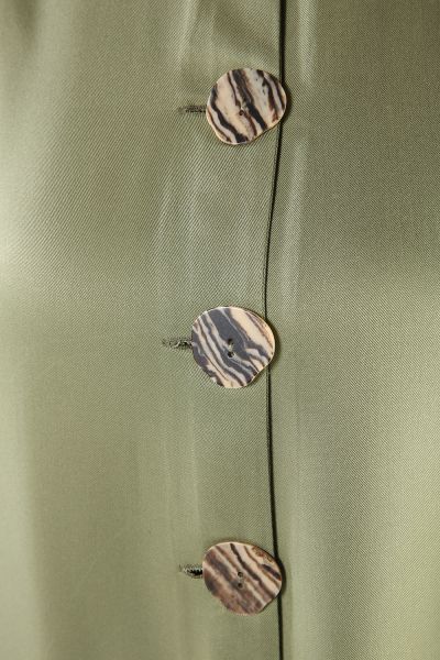 Button Front Viscose Maxi Dress
