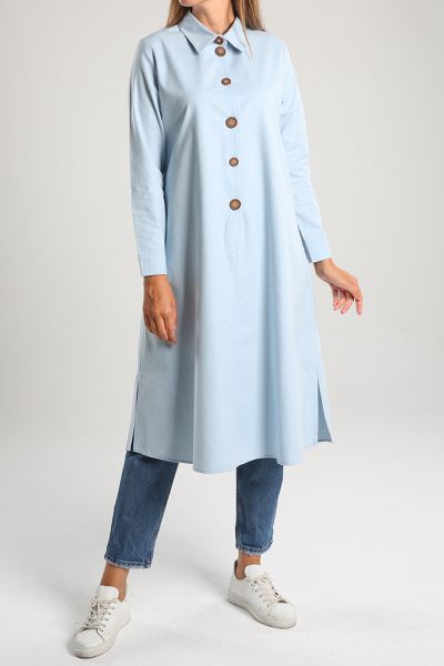 Button Detailed Tunic