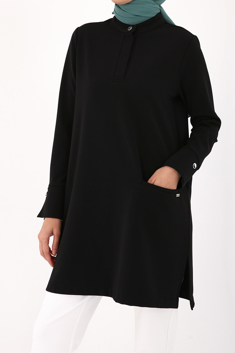 Button Detailed Chic Tunic