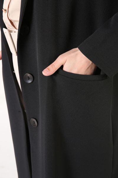 Buttoned Jacket With Pocket