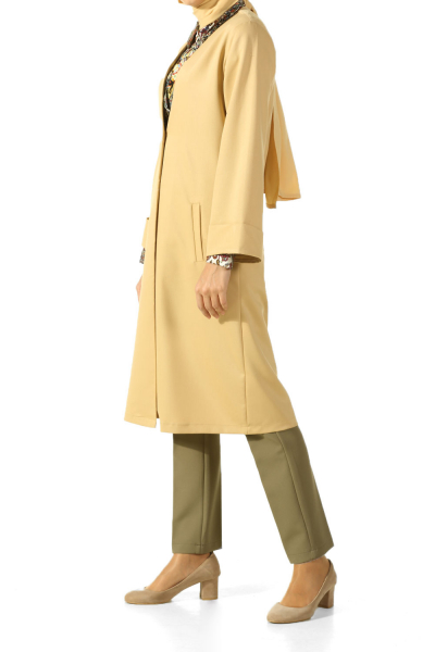 Buttoned Hijab Jacket