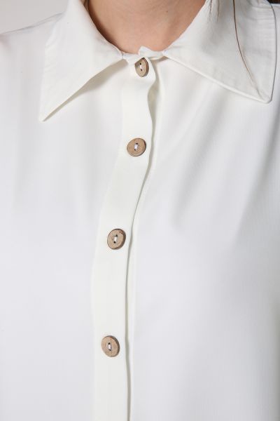Buttoned Pocket Shirt Tunic