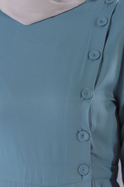 Button Front Detailed Jumpsuit