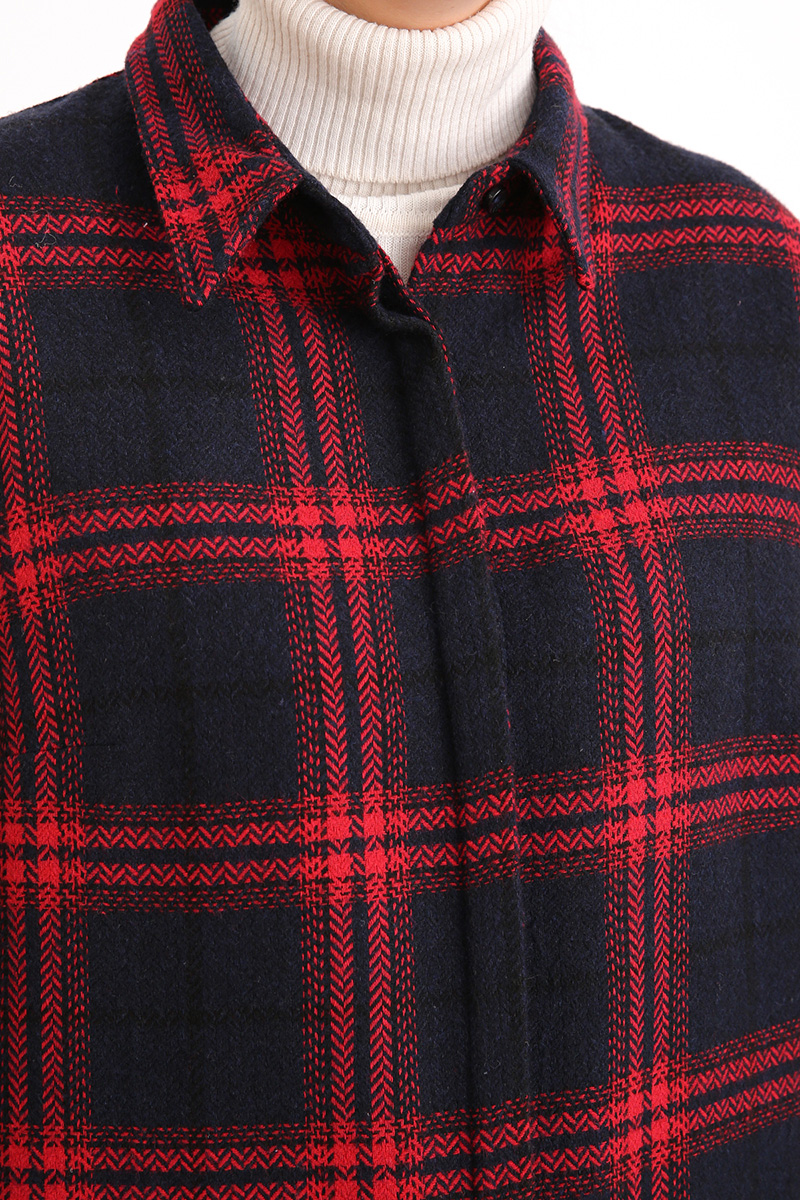 Plaid Lumberjack Shirt Tunic