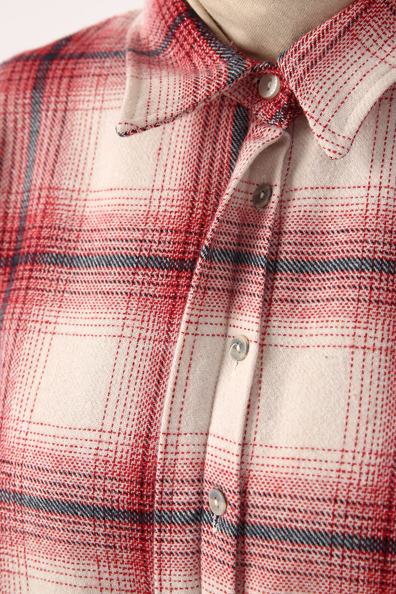 Plaid Lumberjack Shirt Tunic