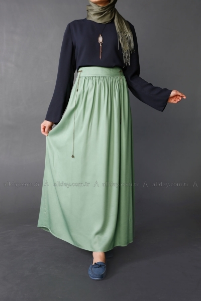 Decorative Zippered Skirt