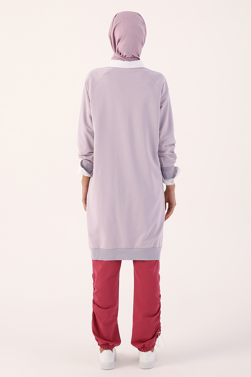 Braille Embroidered Sweat Tunic