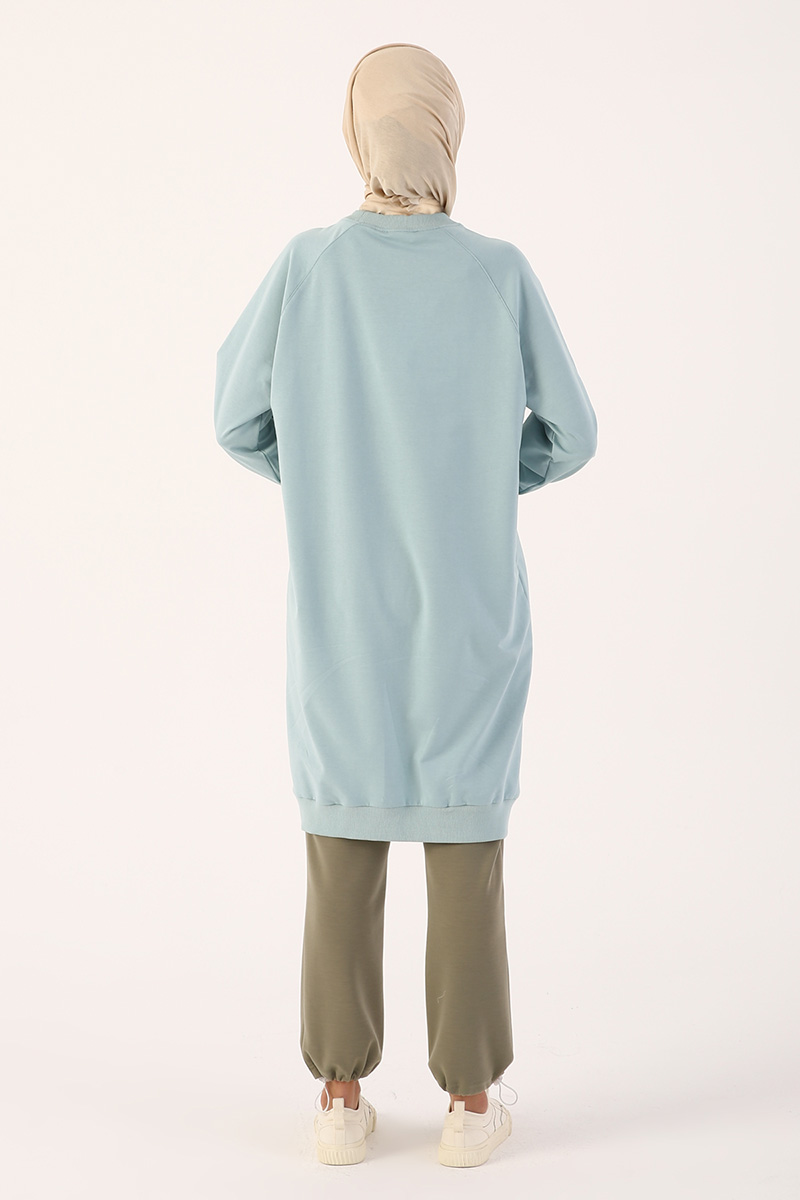 Braille Embroidered Sweat Tunic