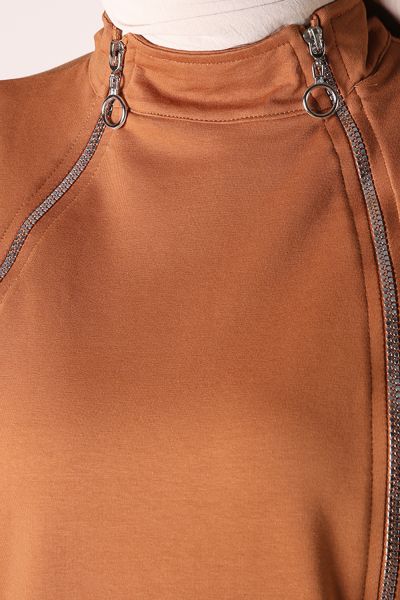 Zipper Front Kangaroo Pocket Tracksuit
