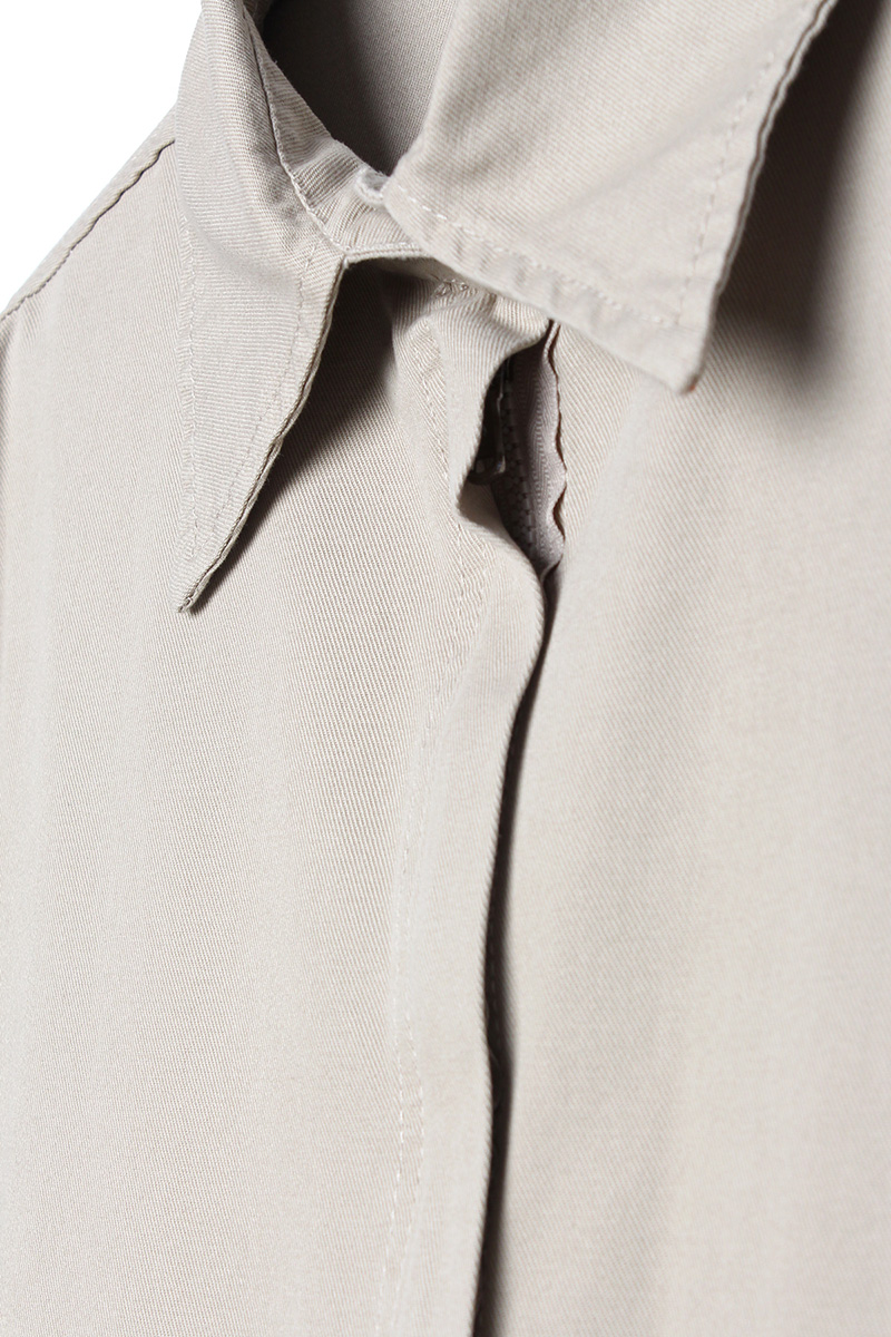 100% Cotton Zipper Detail Spor Abaya