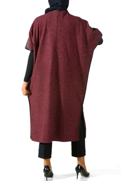 Zippered Belted Poncho