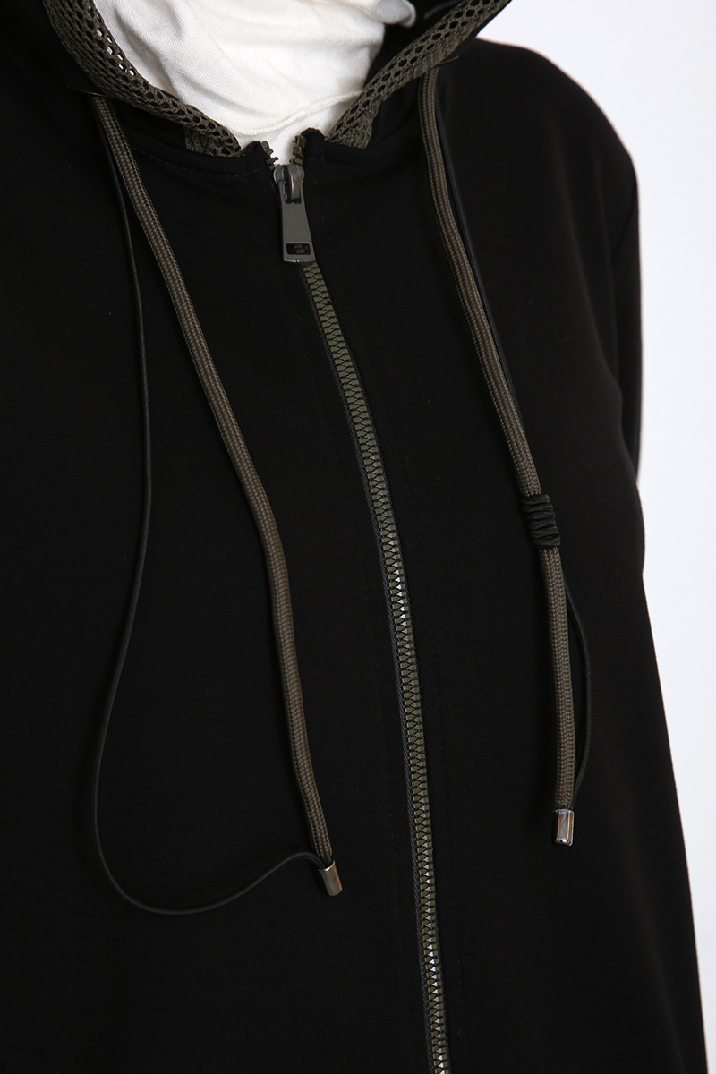 Hooded Mesh Detailed Tracksuit
