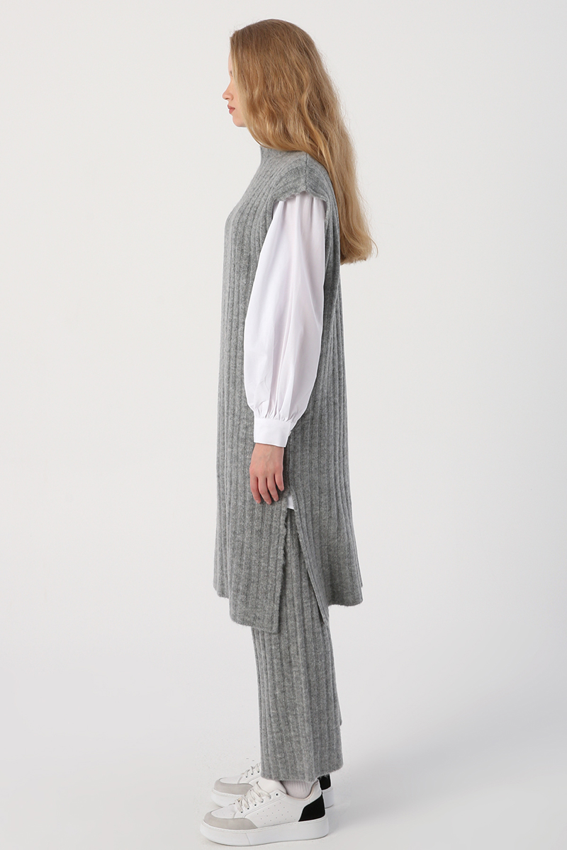 Roving Knitted Sweater Trousers Knitwear Set