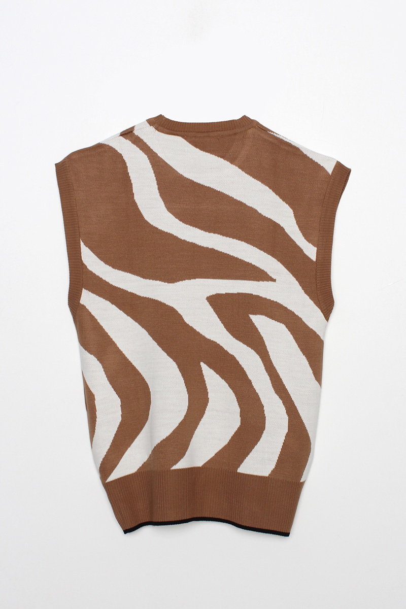 Jaquard Stripe Knitwear Sweater