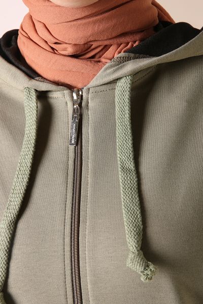 HOODED ZIPPERED TRACK SUIT