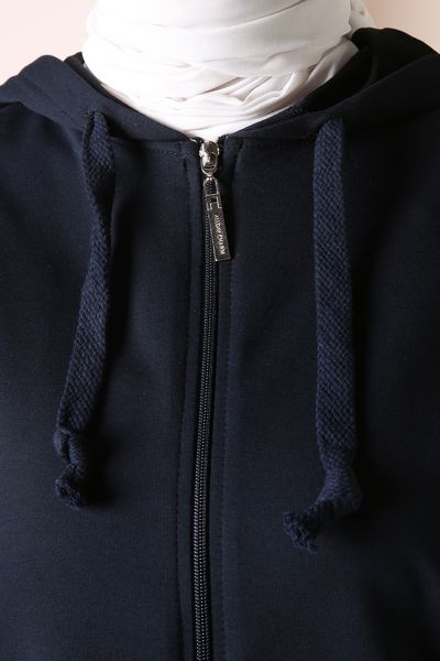 HOODED ZIPPERED TRACK SUIT